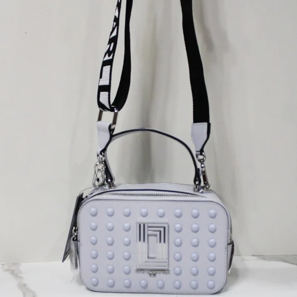 Karl Lagerfeld Light Blue Crossbody Bag - Picture 2 of 3